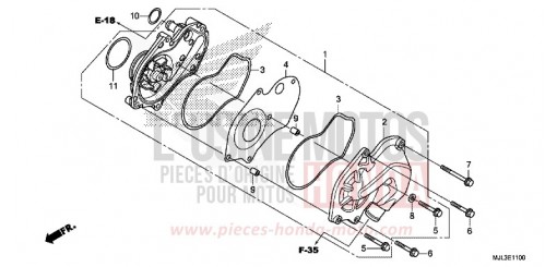 POMPE A EAU NC750XDE de 2014